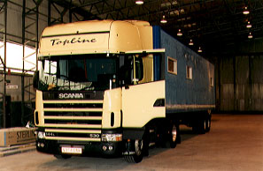 A Scania and Operations Trailer in Q Shed