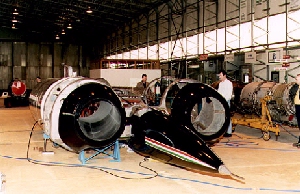 ThrustSSC in Q Shed