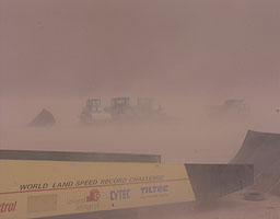 The storm on the Jafr Desert