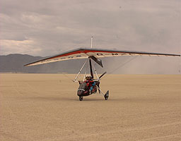 One of the two Pegasus Quantum microlights