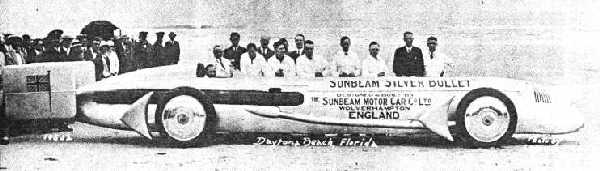  The Sunbeam Silver Bullet at Daytona