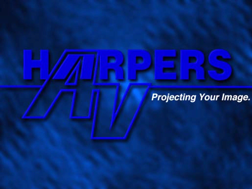 Large Harpers AV logo