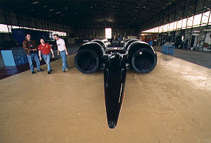 ThrustSSC in Q Shed