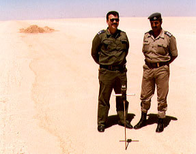 Jordanian Officers in Jafr Desert