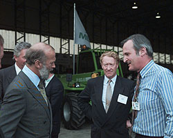 HRH Prince Michael of Kent visits ThrustSSC