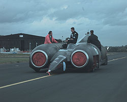 ThrustSSC is returned to Q Shed