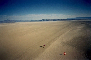 Black Rock from a balloon