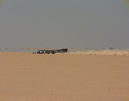 ThrustSSC at 350mph on Run 30