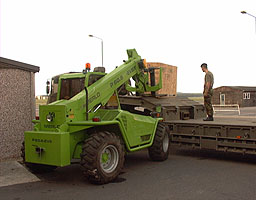 Loading the Seddon-Atkinson at Farnborough