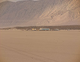 The ThrustSSC Desert Pits on the Black Rock Desert