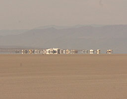 The Spirit of America Pits on the Black Rock Desert