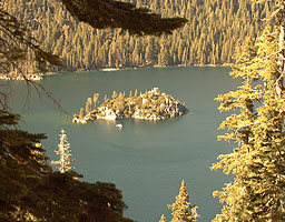 Emerald bay of Lake Tahoe