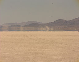 Spirit of America's dust trail