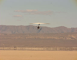 One of the Pegasus microlights on spotting duty