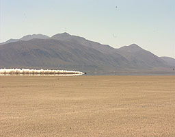 ThrustSSC on Run 50