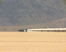 ThrustSSC clears the measured mile