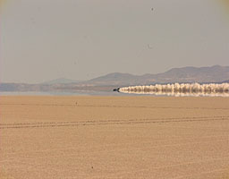 ThrustSSC slows down from 696mph