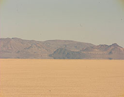 The Black Rock that gives the name to the desert