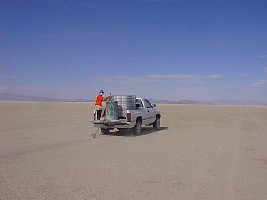 Marking the tracks