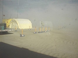 A Black Rock dust storm