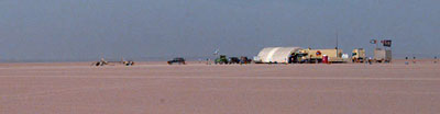 ThrustSSC Desert Pit Station